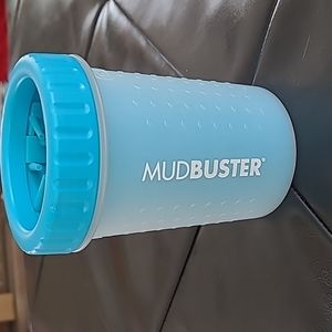 Dexas Popware for Pets portable dog paw cleaner Medium Blue